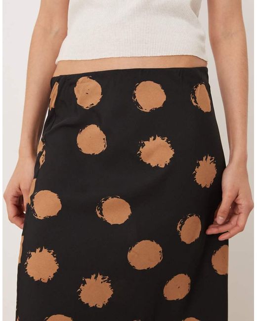 Wednesday's Girl Natural Bias Midaxi Skirt
