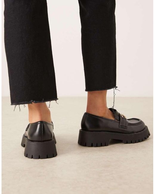 ASOS Black Masterpiece Chunky Loafer