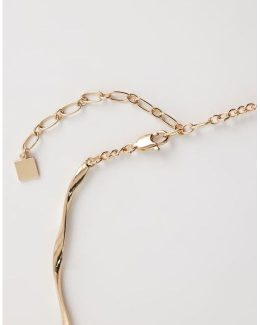 ASOS Natural Asos Design Curve Twisted Torque Choker