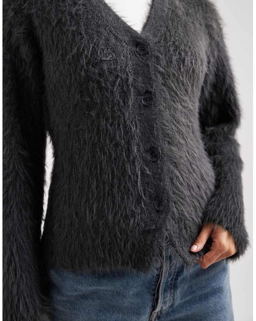 ASOS Black Knitted V Neck Cardigan