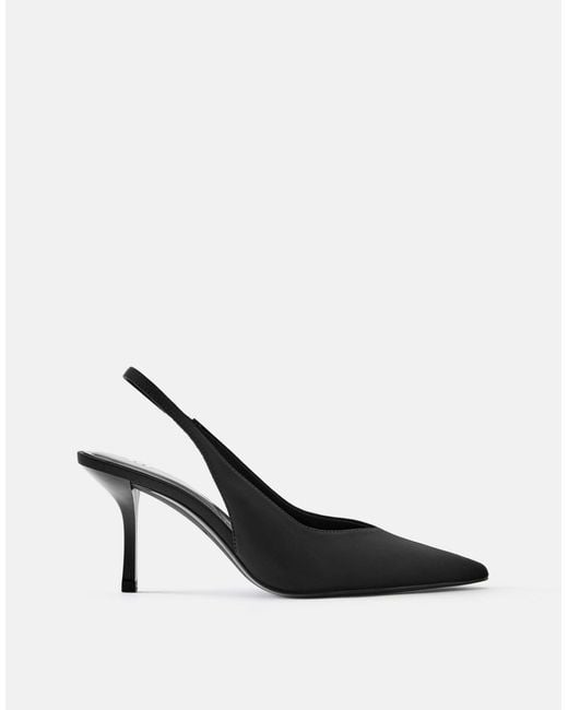 Pull&Bear Black Slingback-heels