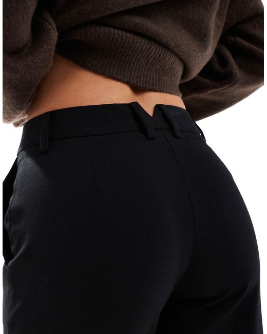 ASOS Black Petite – elegante, schmal geschnittene hose