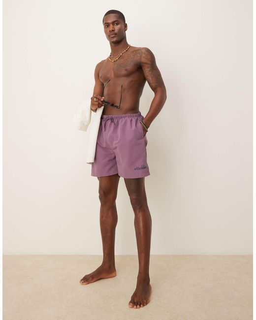 Ellesse Purple Lamina Swim Shorts for men