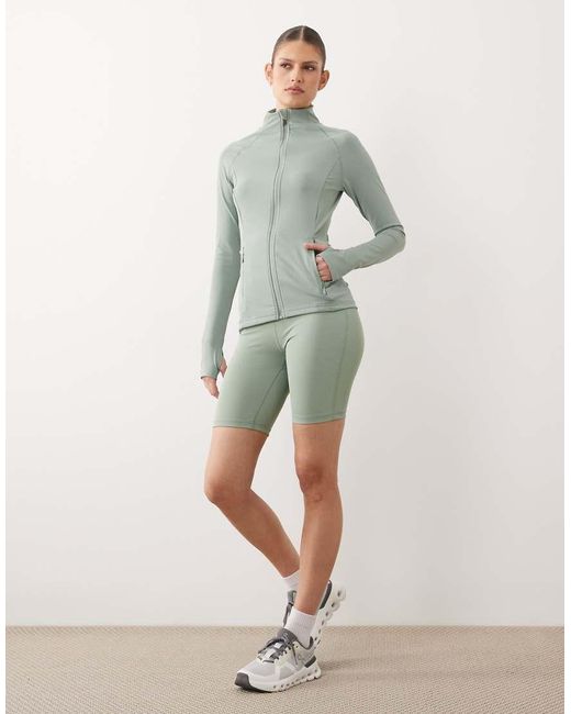 Dare 2b Green Quick-Dry Stretchy Refresh Full Zip Stretch Midlayer