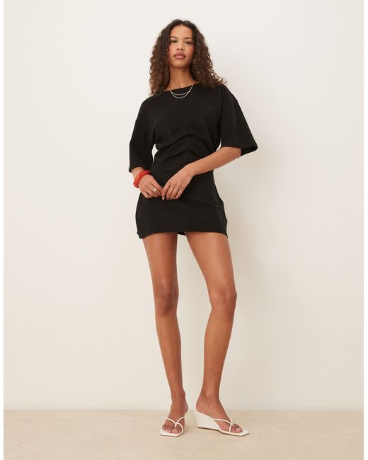 ASOS Black – t-shirt-minikleid