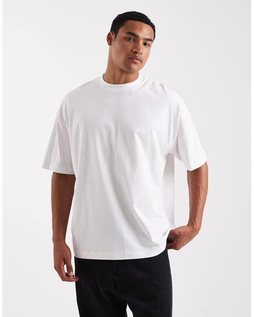 T-shirt oversize à imprimé souvenir ASOS pour homme en coloris White