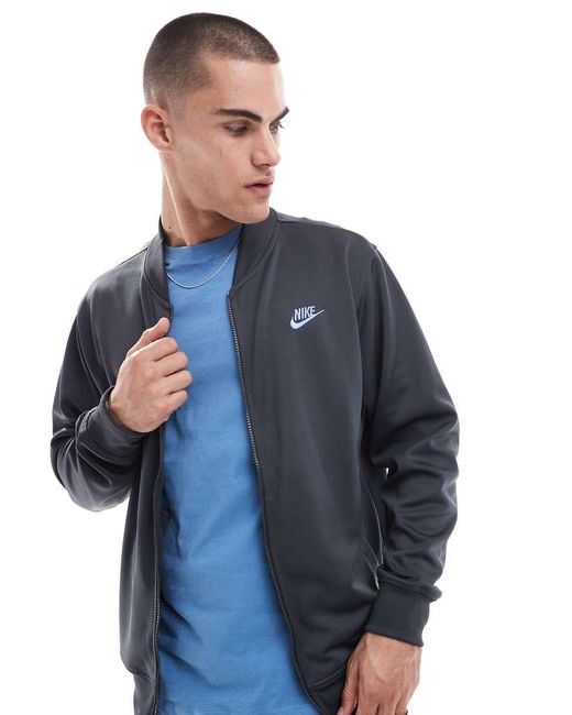 Nike Blue Club Bomber Jacket for men