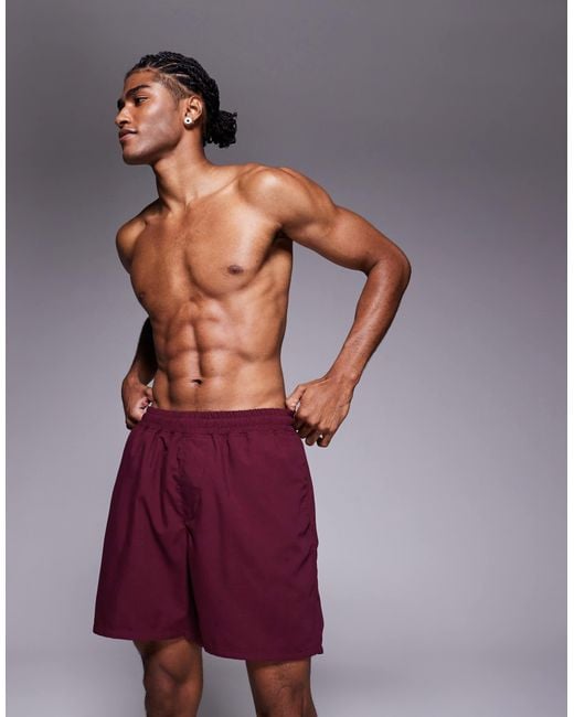 ASOS Red Swim Shorts for men