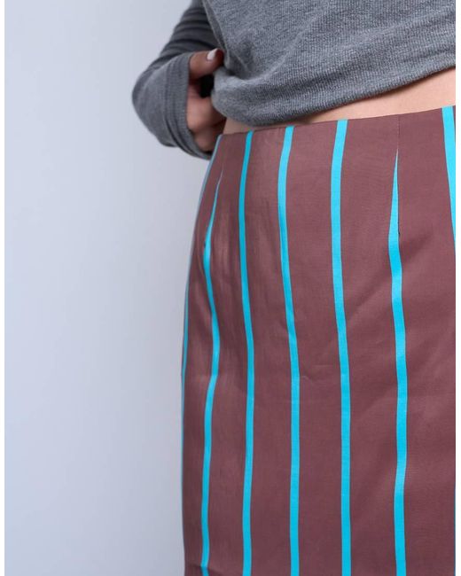 TOPSHOP Multicolor A-line Mini Skirt