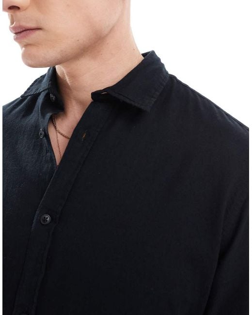 Jack & Jones Black Premium Slim Fit Shirt for men