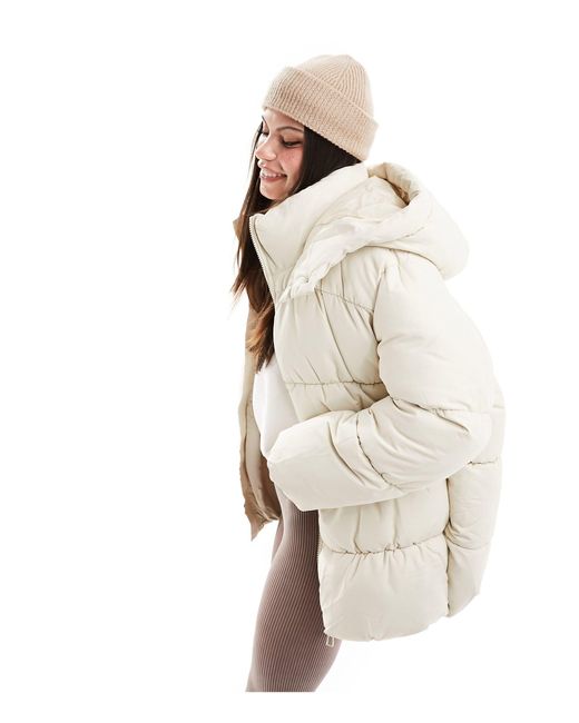 Vero Moda Natural Luxe Oversized Puffer Coat