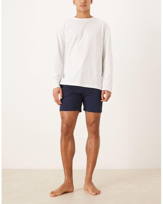Polo Ralph Lauren Blue Cotton Jersey Sleep Short for men
