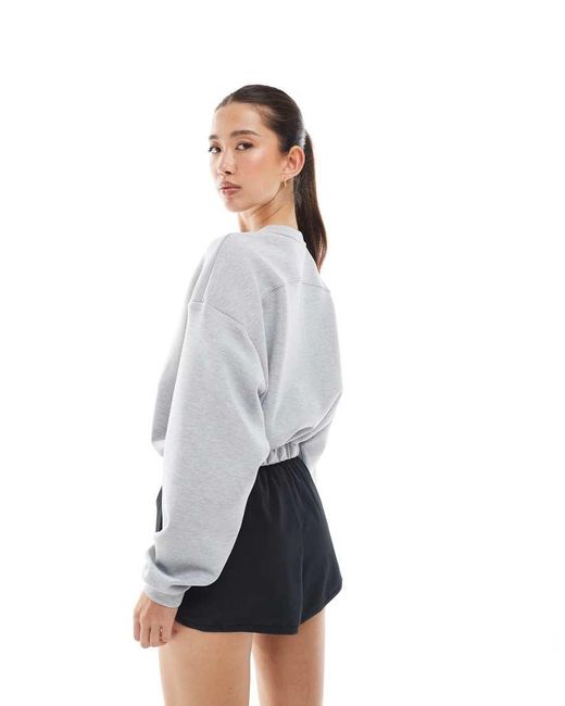 PUMA Gray Cloudspun Training Sweatshirt