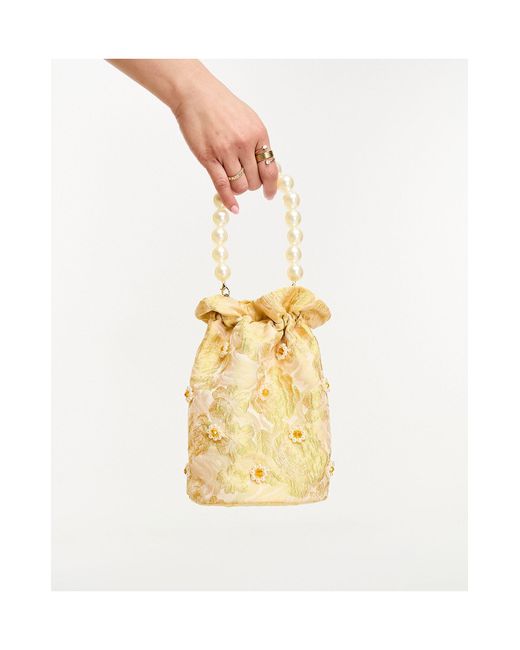Sister Jane Tetra Tassel-Embellished Satin Bag