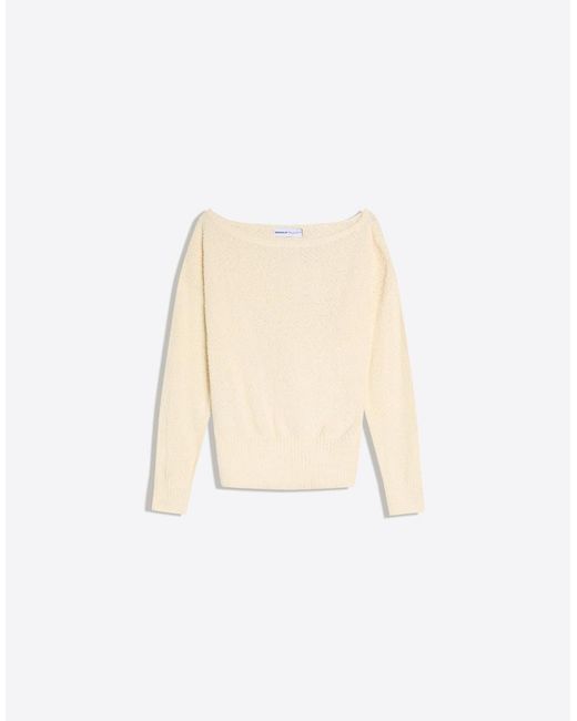 Bershka Brown Asymmetric Jumper