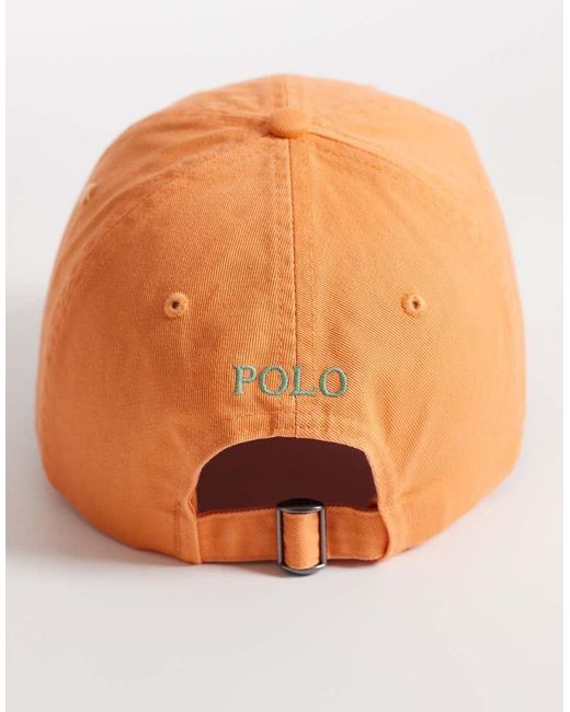 Polo Ralph Lauren Orange Icon Logo Baseball Cap for men