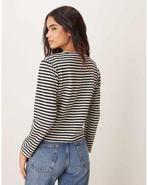 Vila Black Button Up Cardigan