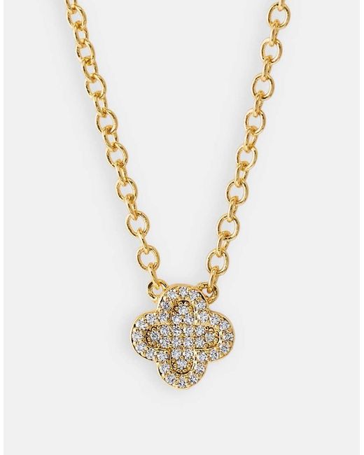 CERNUCCI Metallic Iced Motif Necklace