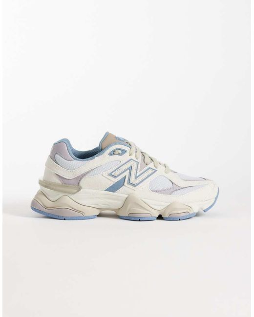 New Balance White 9060 Trainers