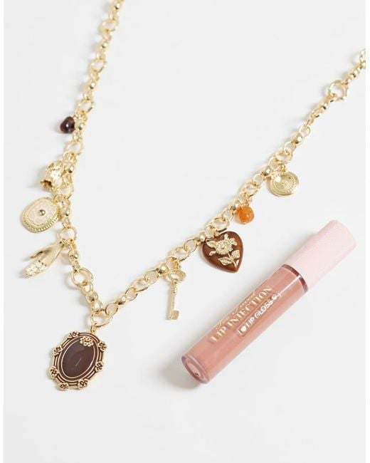Mango White Charm Necklace