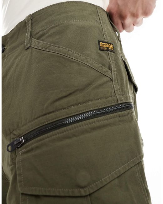 G-Star RAW – rovic – locker geschnittene cargoshorts in Natural für Herren