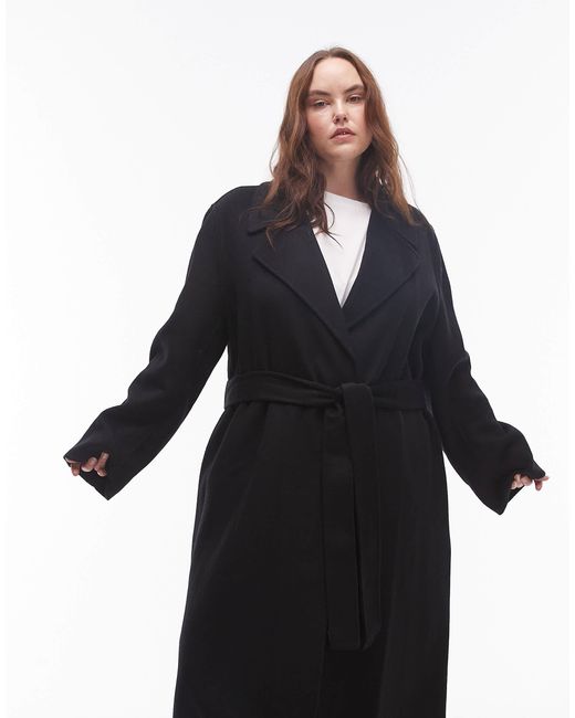 Mango Black Curve – wollmantel