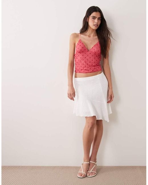 I.AM.GIA Pink Ellery Cowl Neck Open Back Butterfly Detail Top
