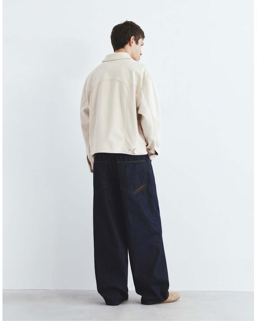 Veste texturée - cassé Pull&Bear pour homme en coloris White