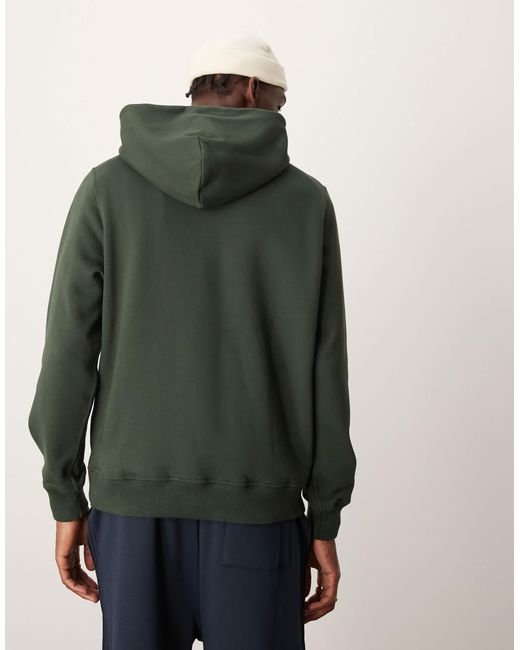 Sweat à capuche épais avec logo texturé - foncé Abercrombie & Fitch pour homme en coloris Green