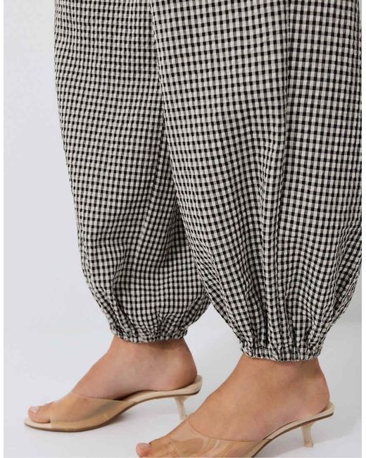 Stradivarius Natural Vinyl Vamp Kitten Heel Sandals