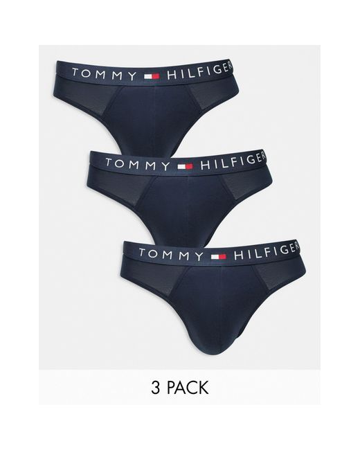 Tommy Hilfiger Blue Original 3 Pack Briefs for men