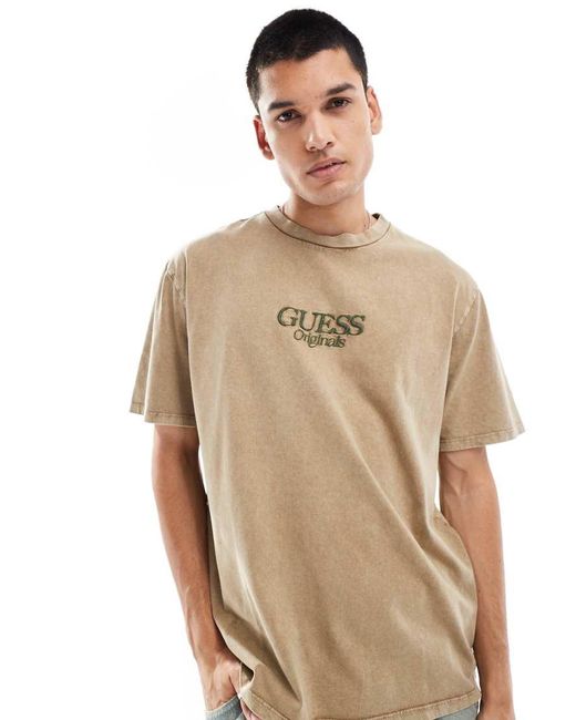 Guess Natural Originals Logo Script T-shirt for men