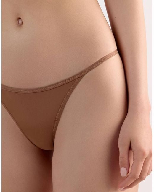 Intimissimi Natural Microfibre G-String With Side Straps