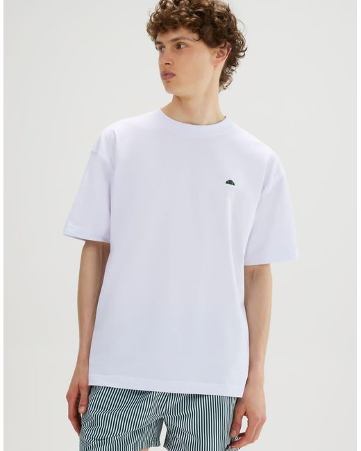 Ellesse White San Leonardo Tee for men