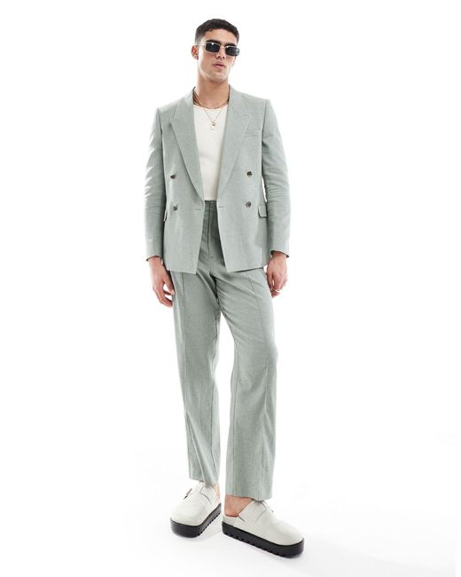 ASOS Gray Regular Suit Jacket for men