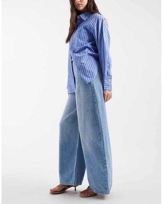 ASOS Blue Oversized Clean Barrel