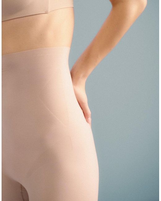Calvin Klein Blue Shapewear Firm Sculpted Stay Put Stretch Tummy Shorts