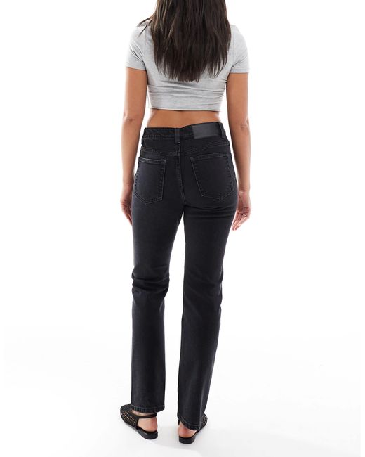 Jean cigarette à taille haute ASOS en coloris Black