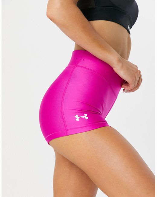 Under Armour Pink Training Heatgear Booty Shorts