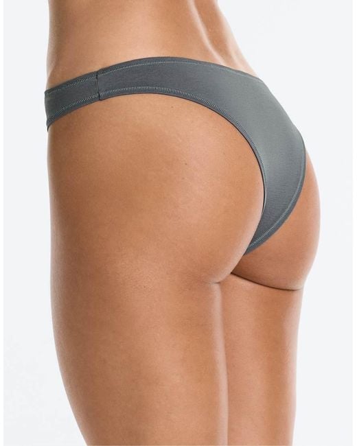 Oysho White 5 Cotton Blend Brazilian Briefs