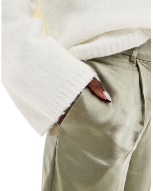 Y.A.S White Y.a.s Wide Leg Pants