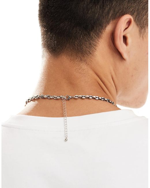Collier ASOS pour homme en coloris Black