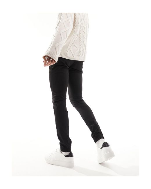 ASOS White Smart Skinny Sweatpants for men