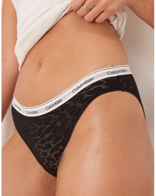 Modern - bas Calvin Klein en coloris Brown