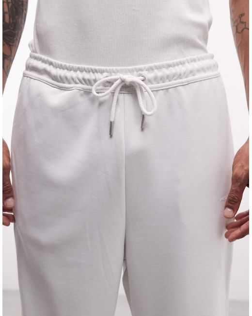 PEGADOR White Viro Wide Trackpants for men