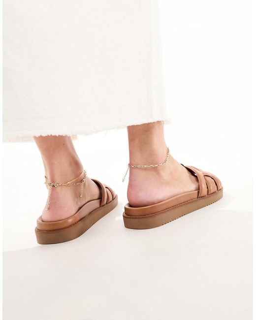 ALDO White Wylalaendar Padded Footbed Sandals