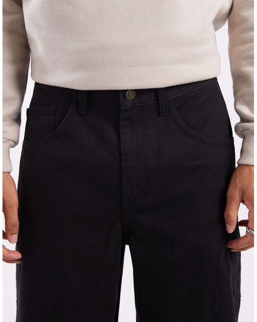 ASOS Black Super baggy Cargo Pants for men
