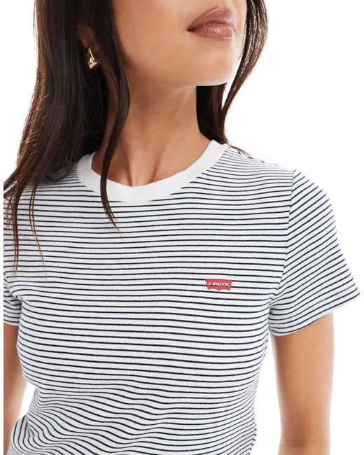 Camiseta A Básica De Estilo Deportivo Con Logo De Levi's de color Gray