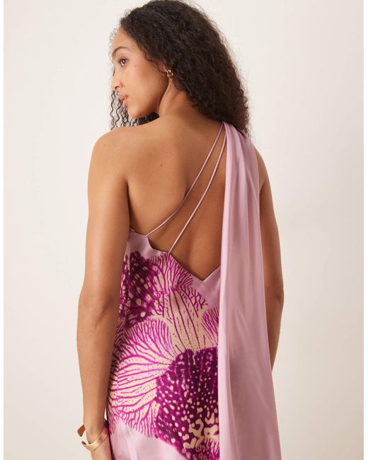 Mango Pink – asymmetrisches kleid