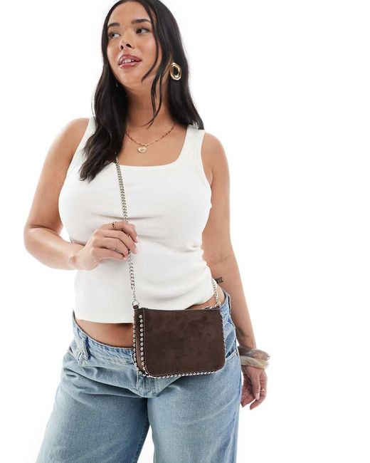 Borsa A Tracolla di Stradivarius in White